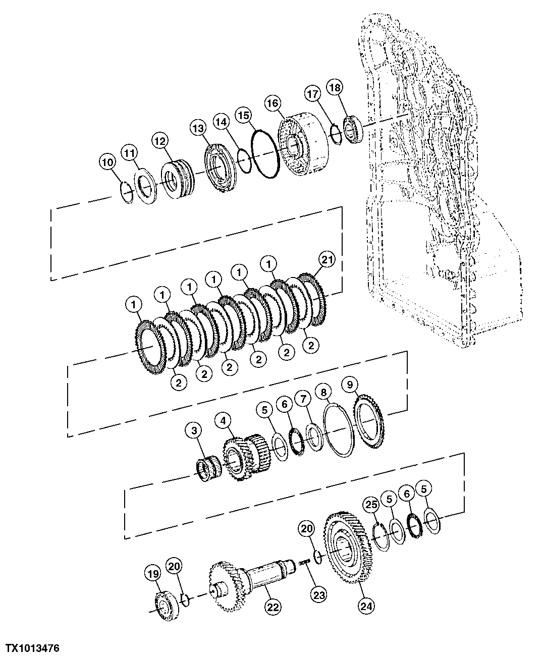 High Range Forward Clutch Assembly ( - 619740)