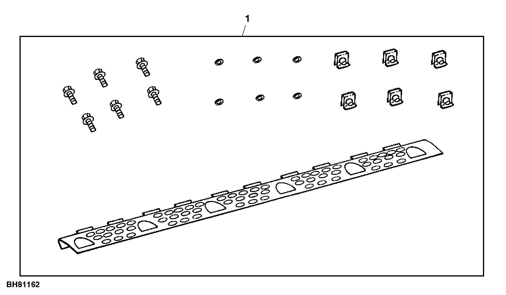 Attachment, Perforated Filler Plates