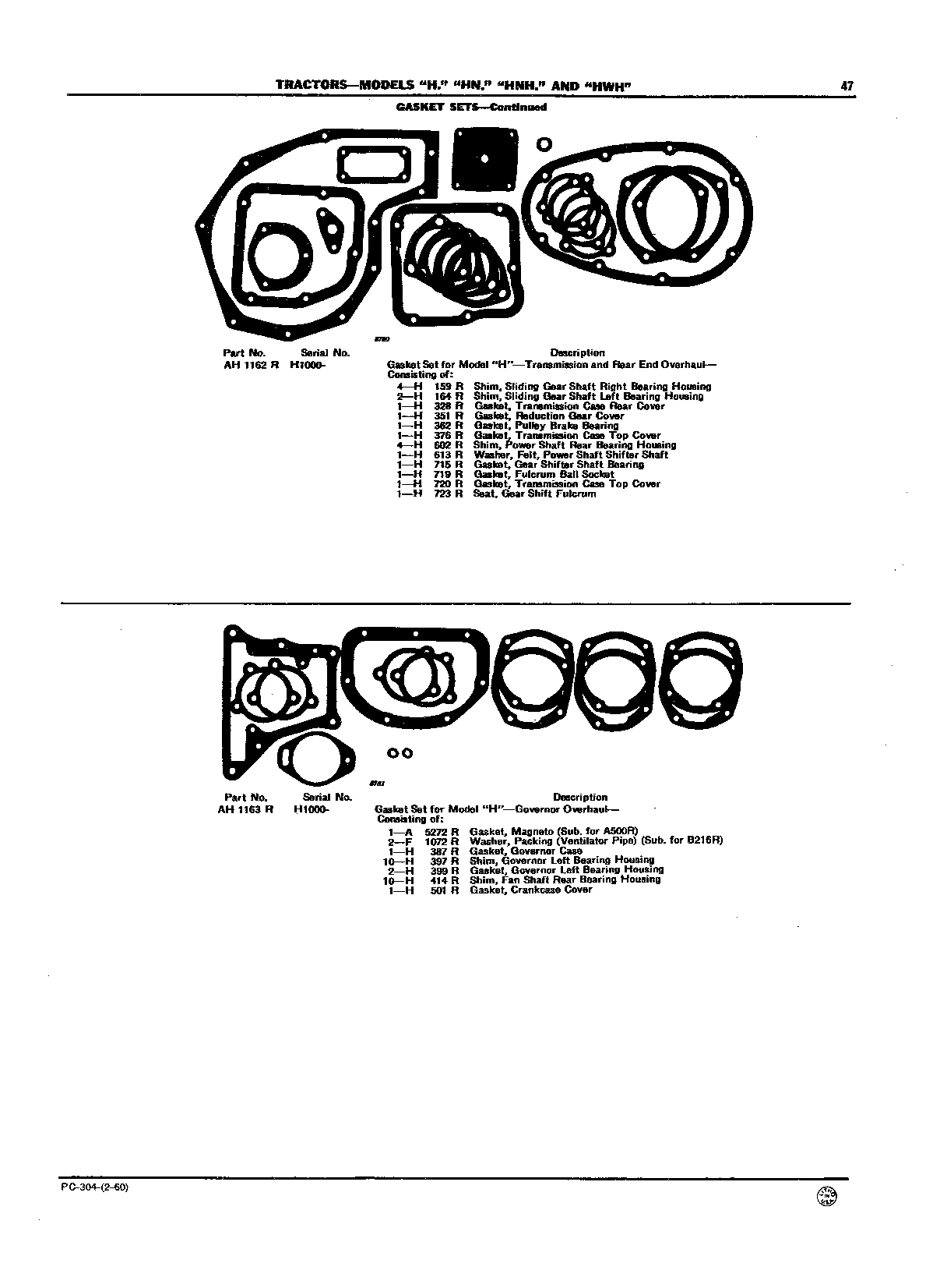 Gasket Sets (Continued)