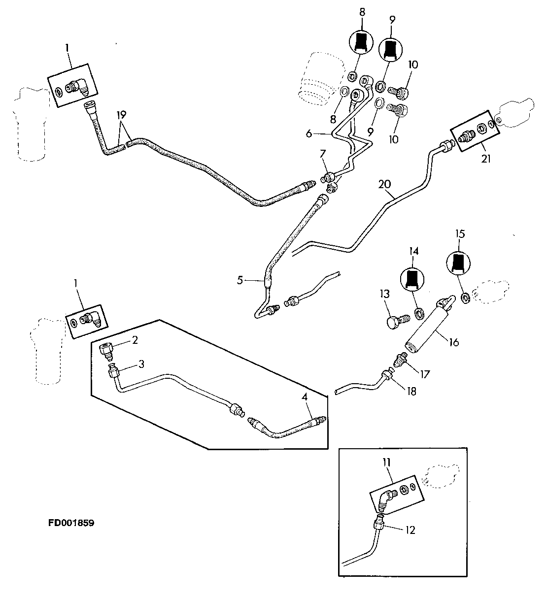 HYDROSTATIC STEERING (WITHOUT FRONT WHEEL DRIVE)