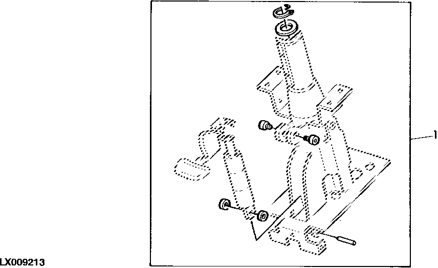 STEERING COLUMN, REPAIR KIT (WITH CAB/ISOLATED OPEN OPERATOR STATION)