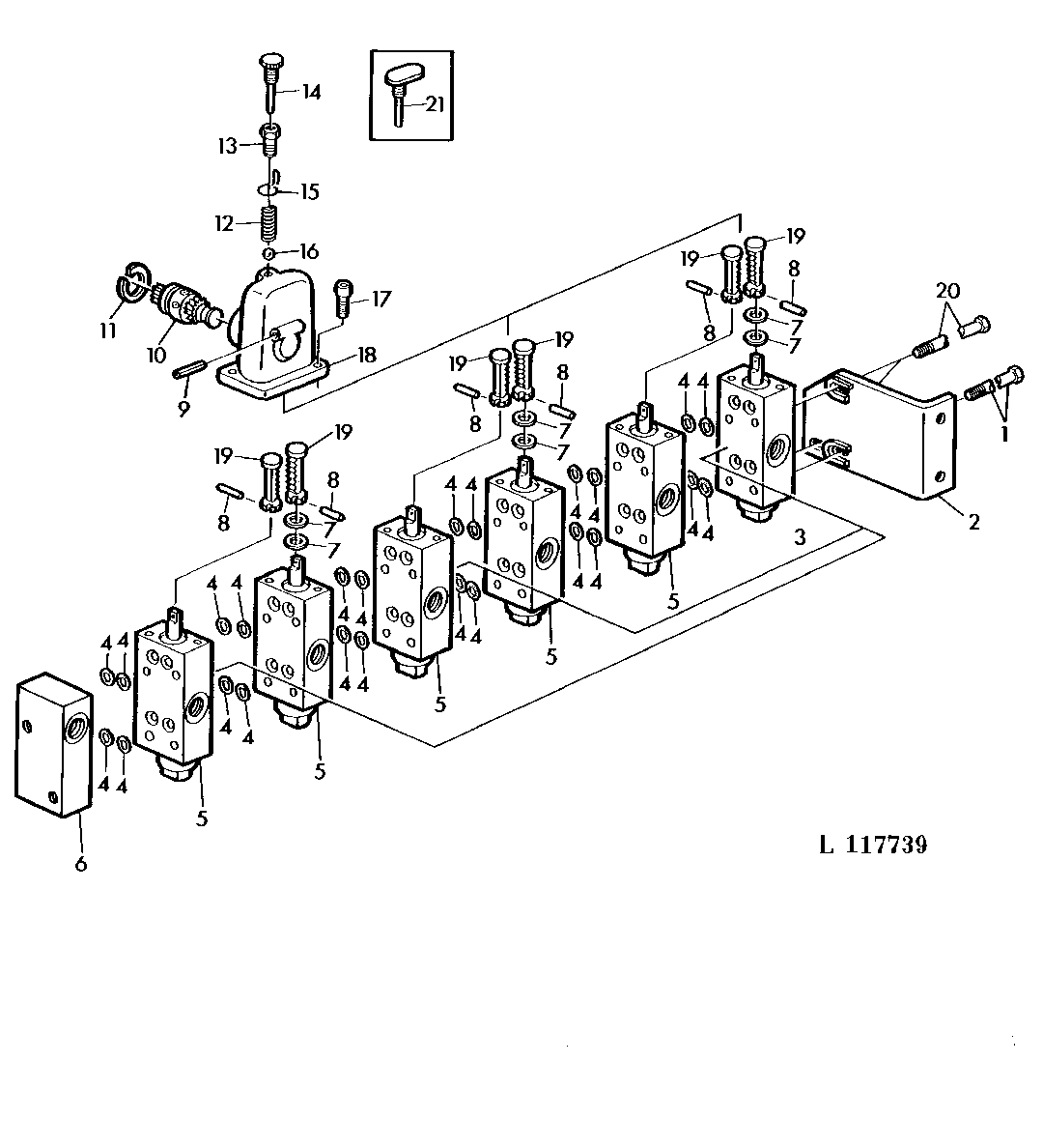 DOUBLE ACTING SELECTIVE CONTROL VALVE(SPOOL TYPE)WITH MC1 CAB