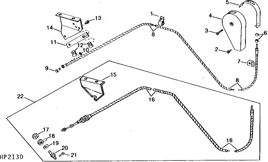 RELATIVE GROUND SPEED INDICATOR CABLE (111901 - 115000)