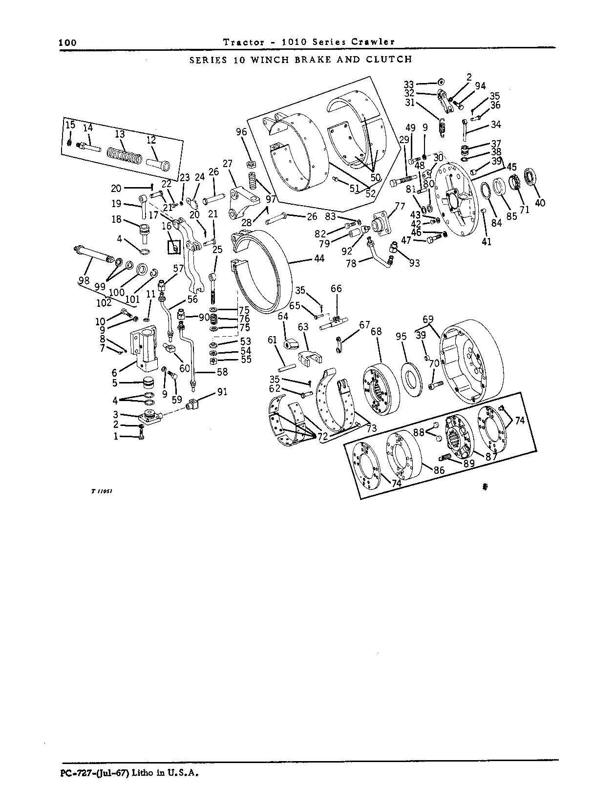 Brake assembly, winch