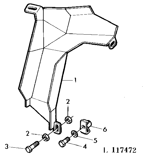 GUARD FOR HEATER AND AIR CONDITIONING SYSTEM LINES (WITH SG2 CAB)