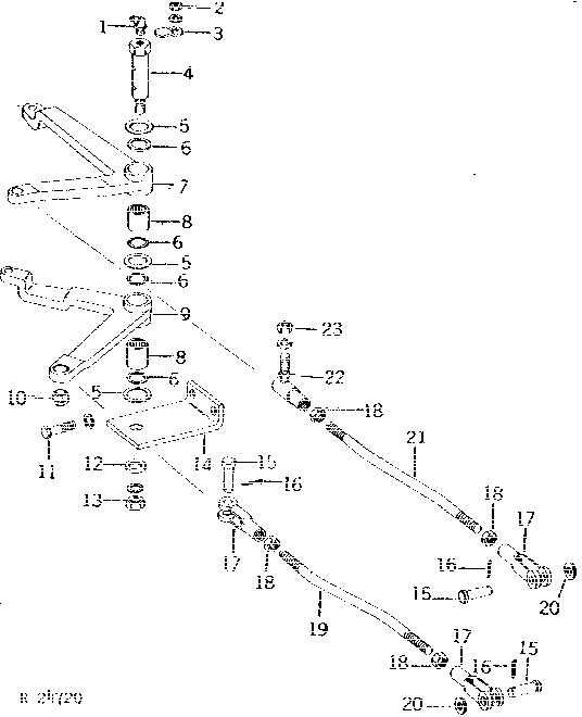 Transmission Shifter Control Rods And Bellcranks, Inner