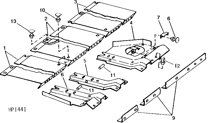 MAIN SILL, FEED PLATES, AND SUPPORTS (507051 - )