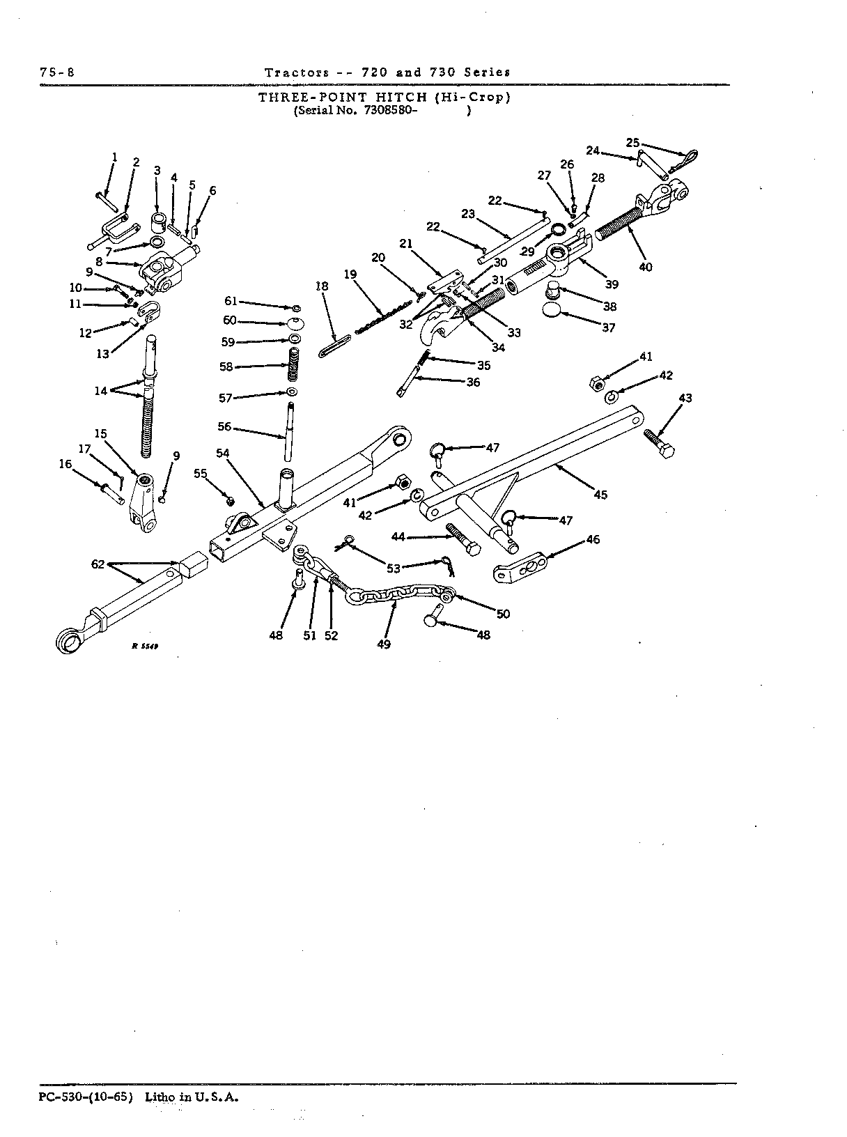 Three point hitch (Hi-Crop)