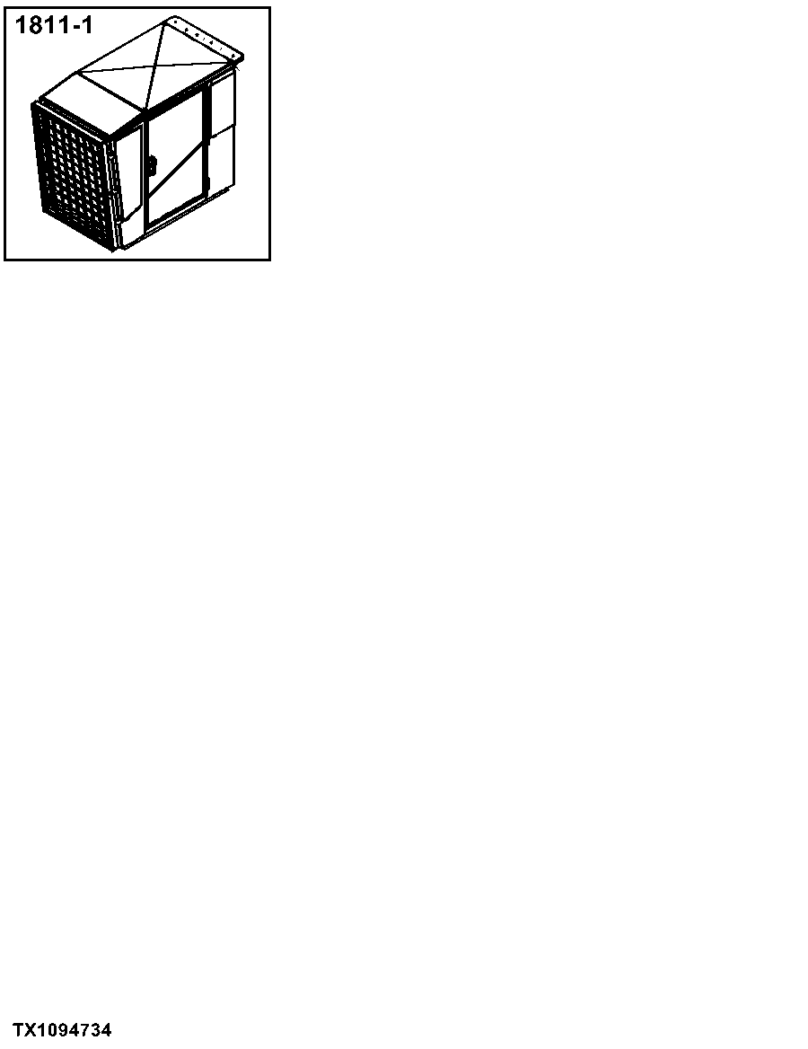 1811 ROPS, FOPS, OPS, Or Body Frame