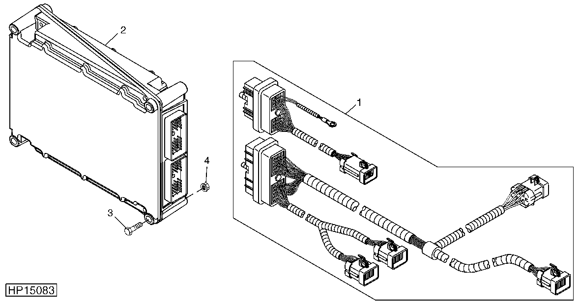 TouchSet™ Automatic Combine Adjustment Wiring Harness ( - 715300)