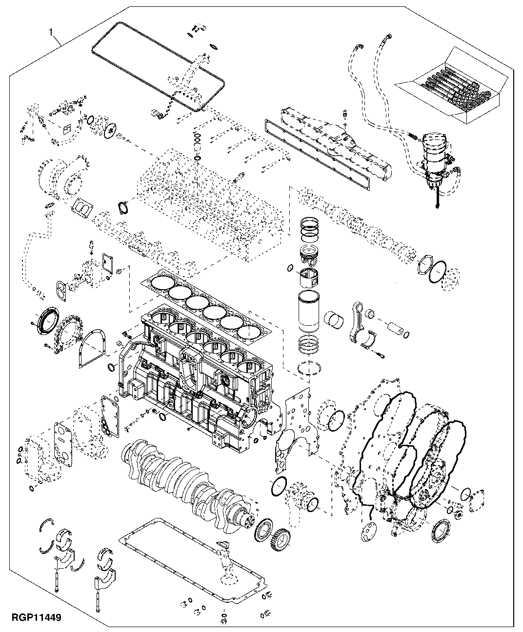 9901 SHORT BLOCK