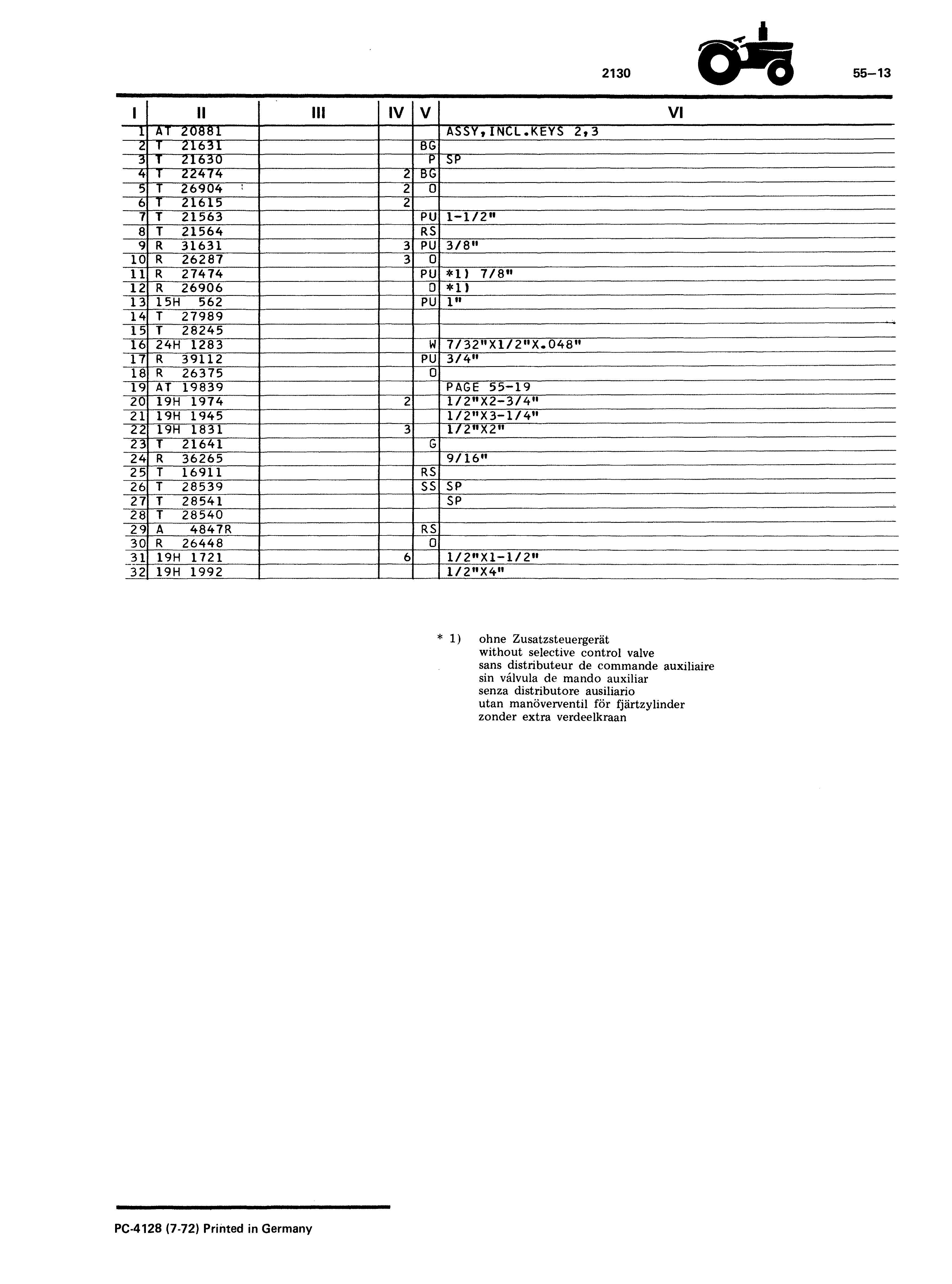 Rockshaft Housing (Continued)