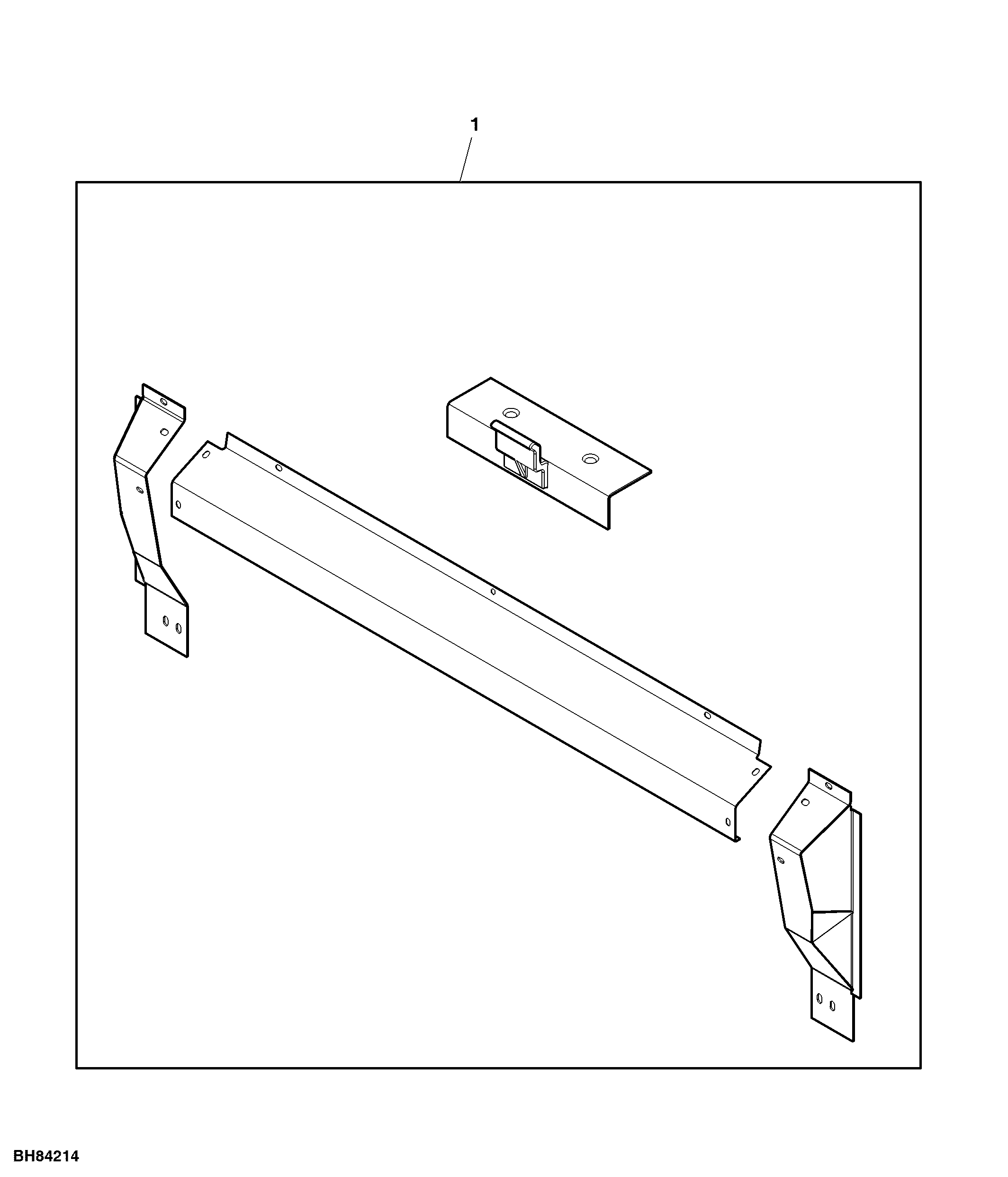 Feeder House Drum Deflector / Hook Assemblies, Attachment