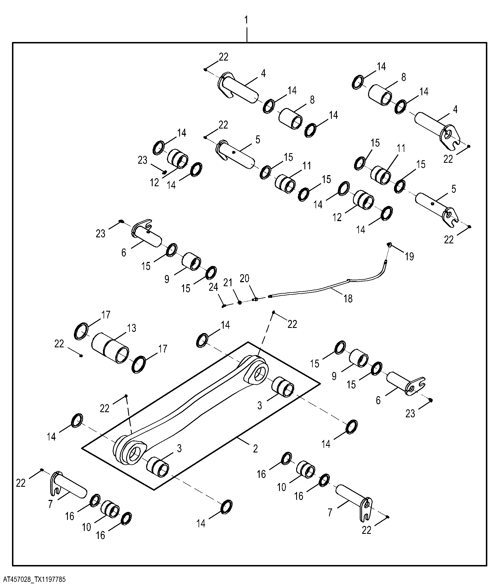NeverGrease™ to Greased Linkage Conversion Kit, High Lift
