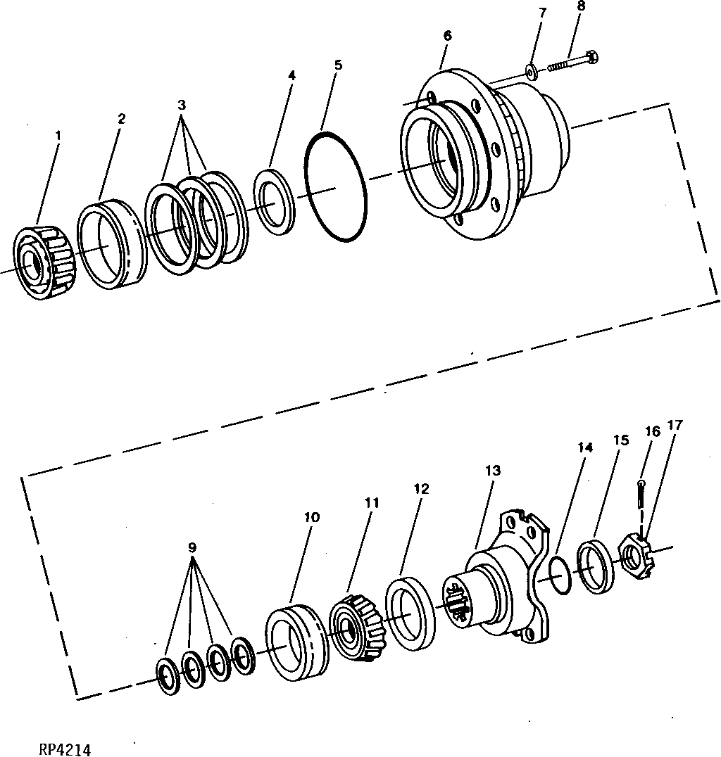 Front Differential Yoke and Quill (ROAR, ROAS, ROAL)