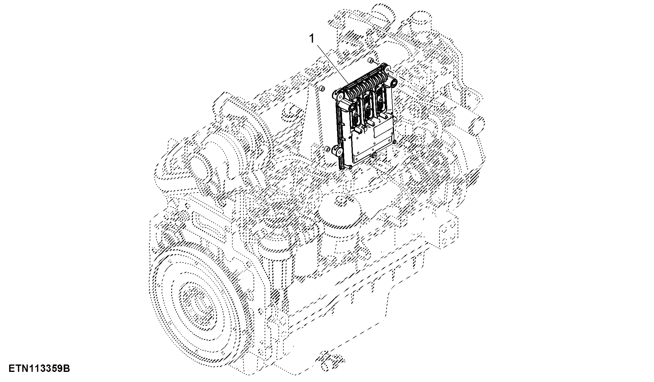 Engine Controller, 9.0 L, Final Tier 4