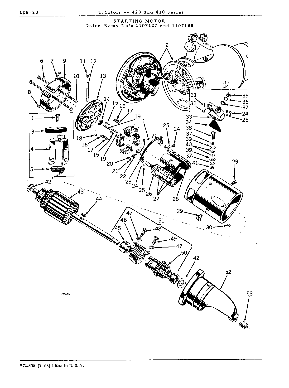 Motor, starting, regular