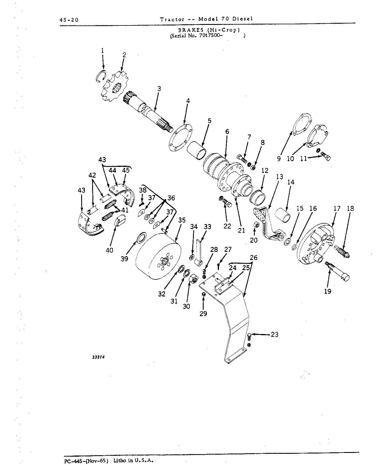Section 45 - Transmission, Differential, Final Drive and Brakes (Continued)