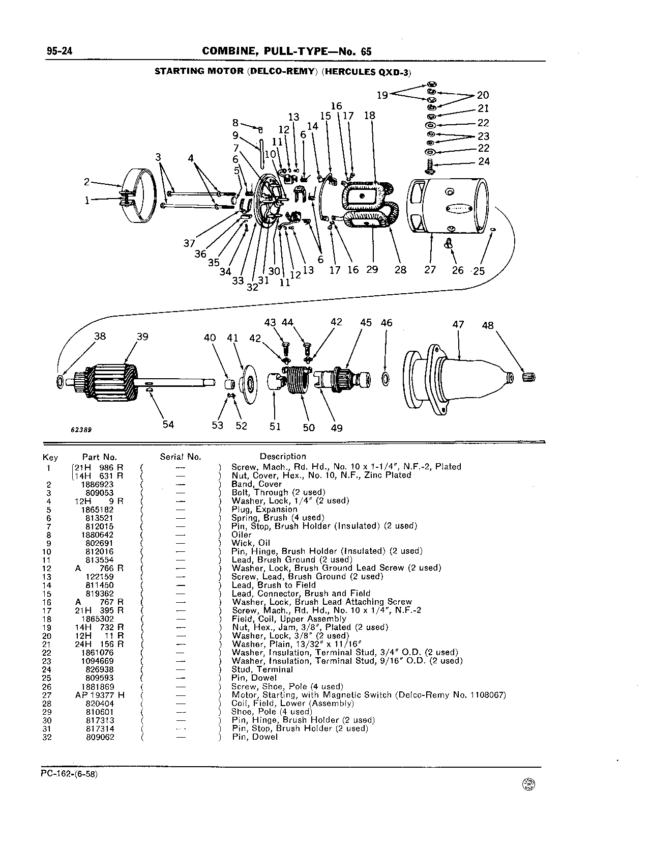95 Engine, Hercules Q XD-3 (Continued)
