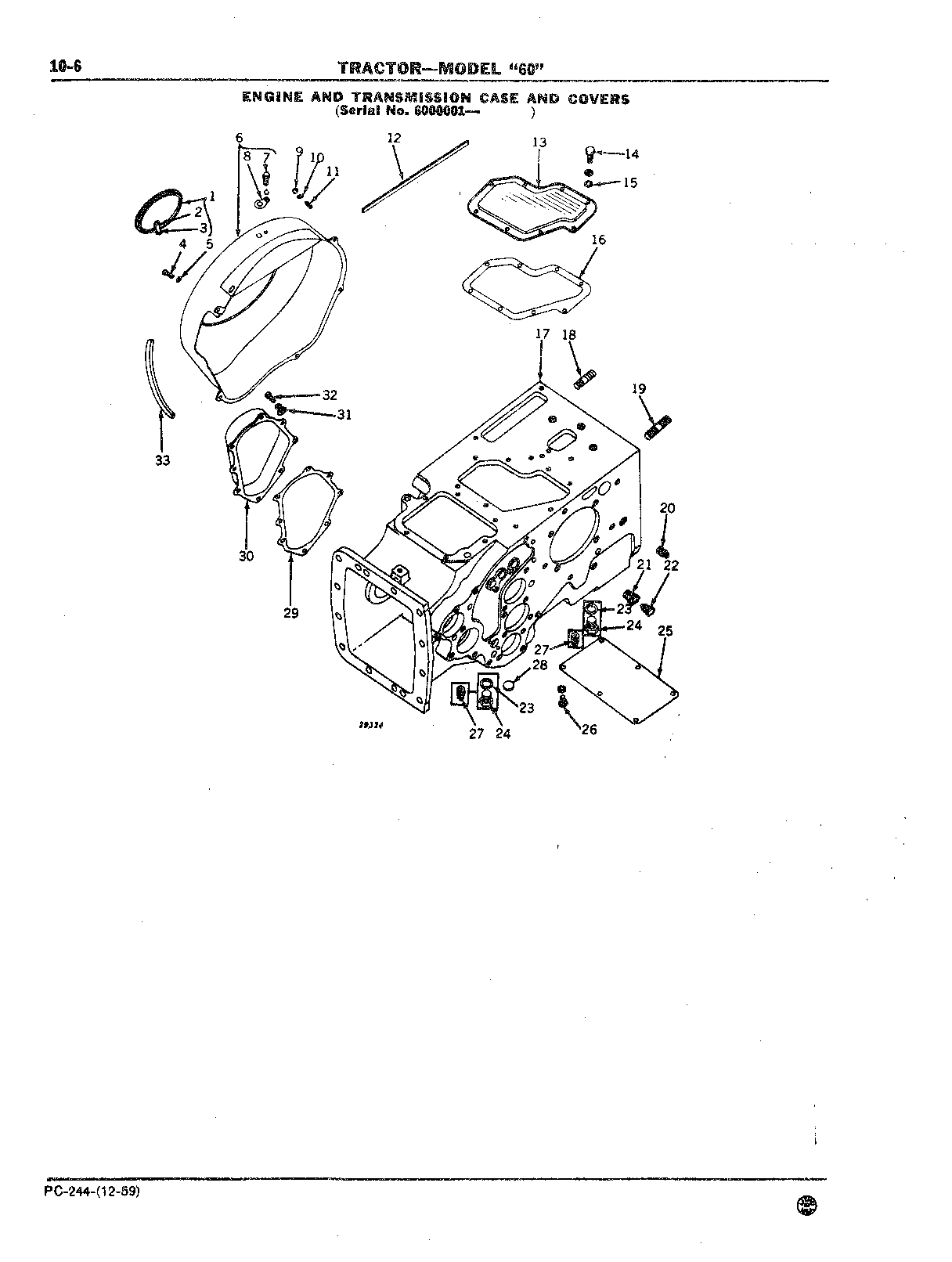 Section 10-Front End Support and Engine and Transmission Case (Continued)