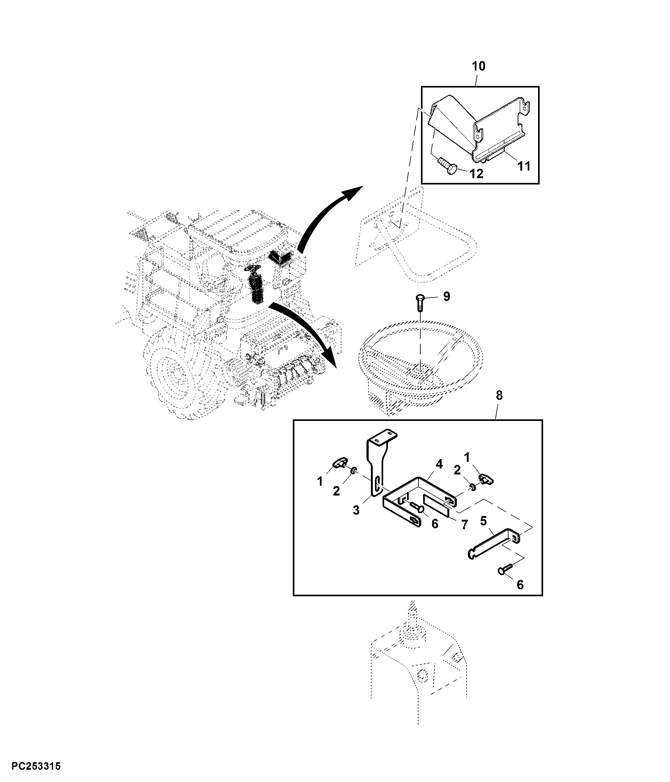 AutoTrac™ Universal Steering Supplemental Kit - U