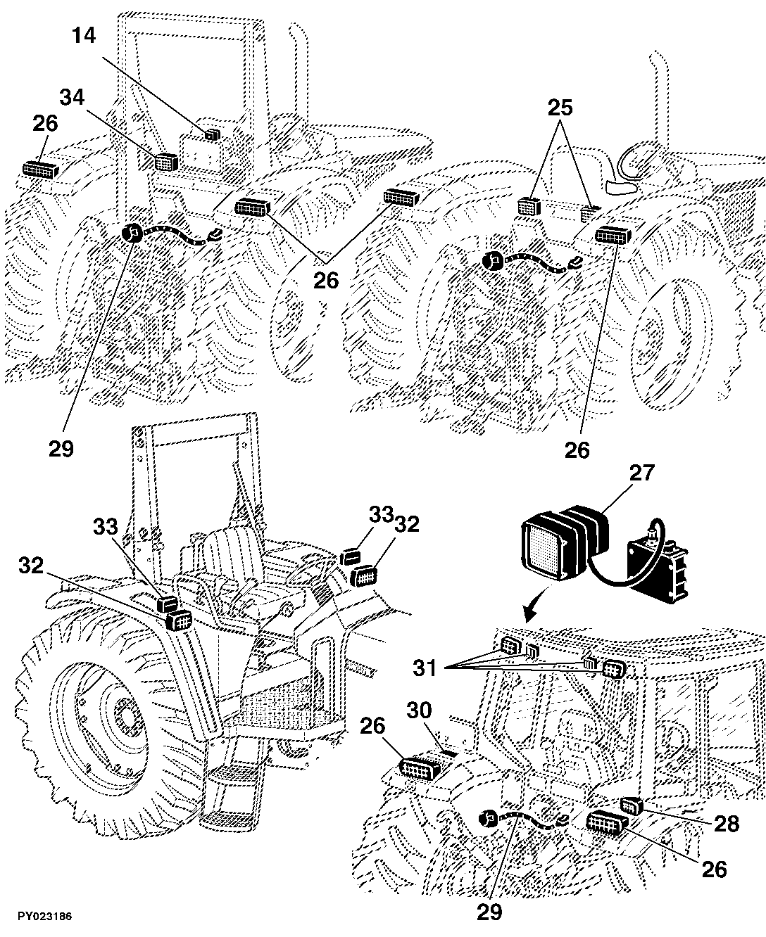 41 ELECTRICAL COMPONENTS / BASIC EQUIPMENT WITHOUT WIRING HARNESSES