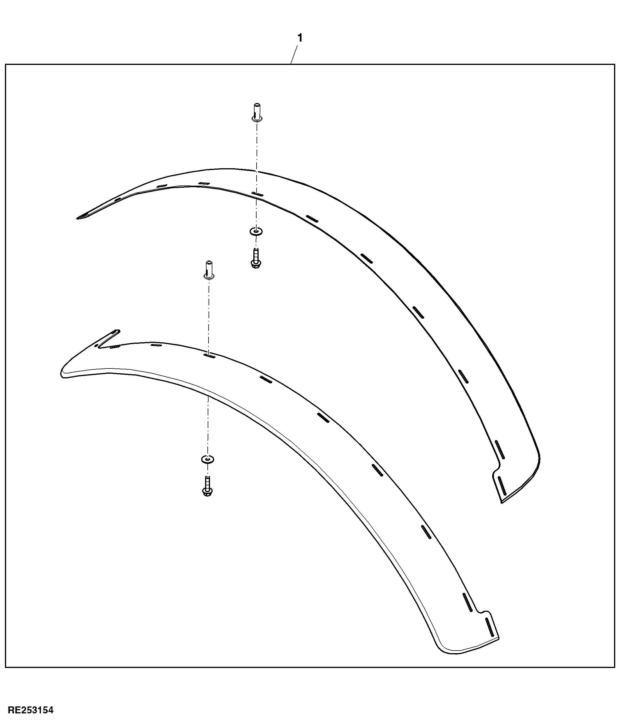 Attachment, Rear Fender Extensions