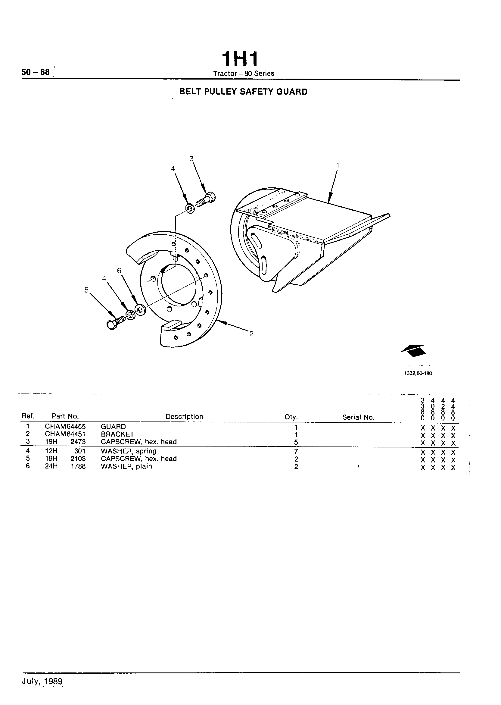 Power Train Belt Pulley Safety Guard