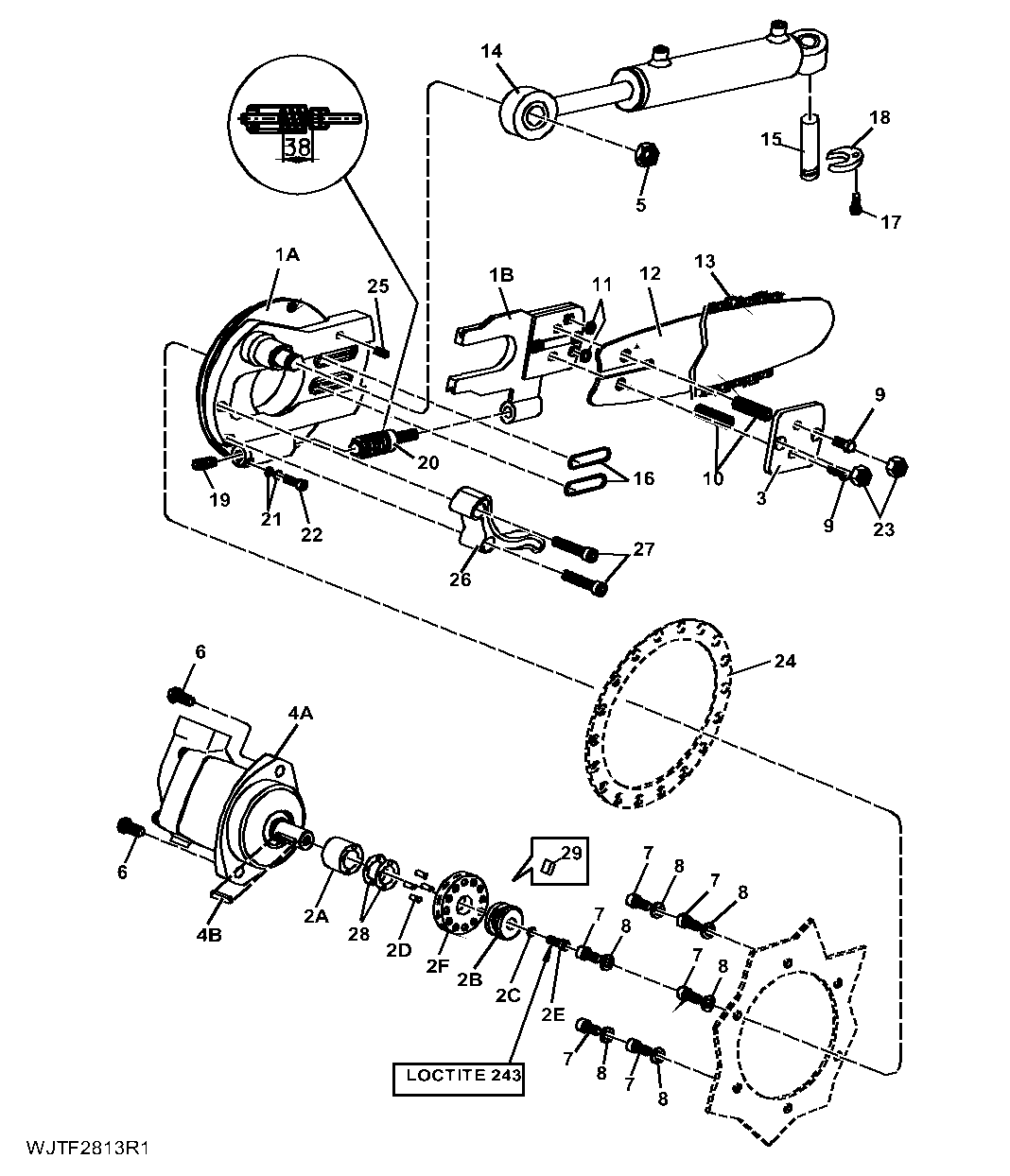 OM Saw Unit, (Parker Saw Motor) (000466 - )