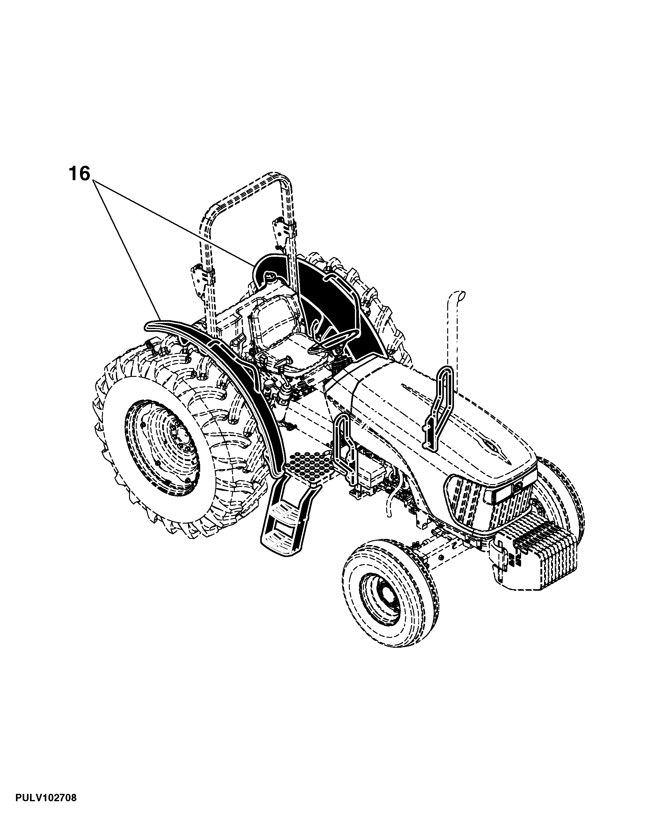 920 Straddle Mount Tractor