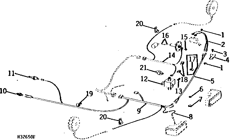 REAR WIRING HARNESS, FUEL PUMP, AND FUEL GAUGE SENDING UNIT