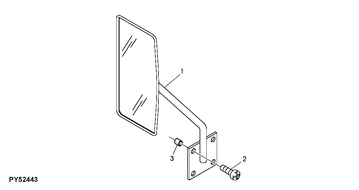 REAR VIEW MIRROR (5204)