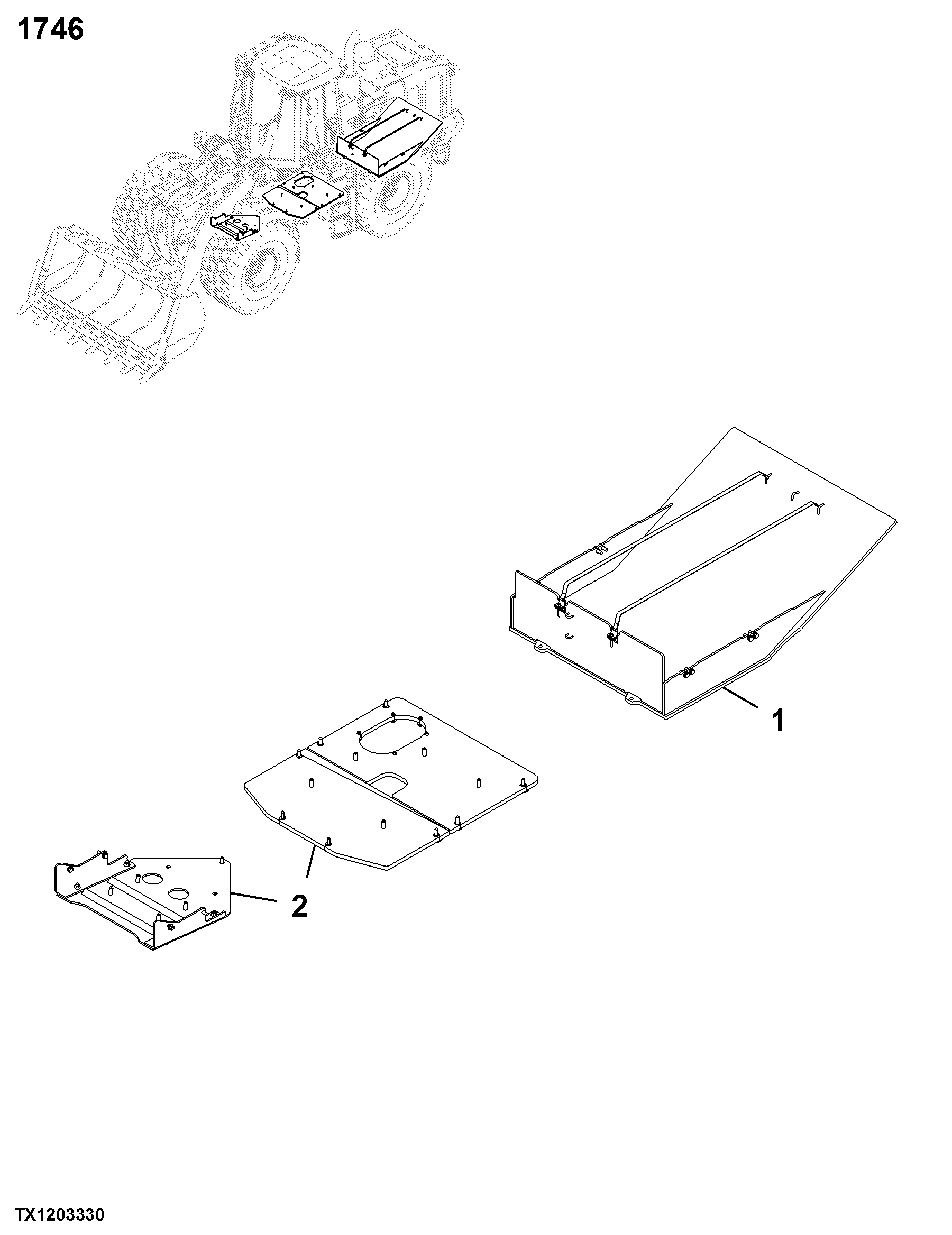 1746 Frame Bottom Guards