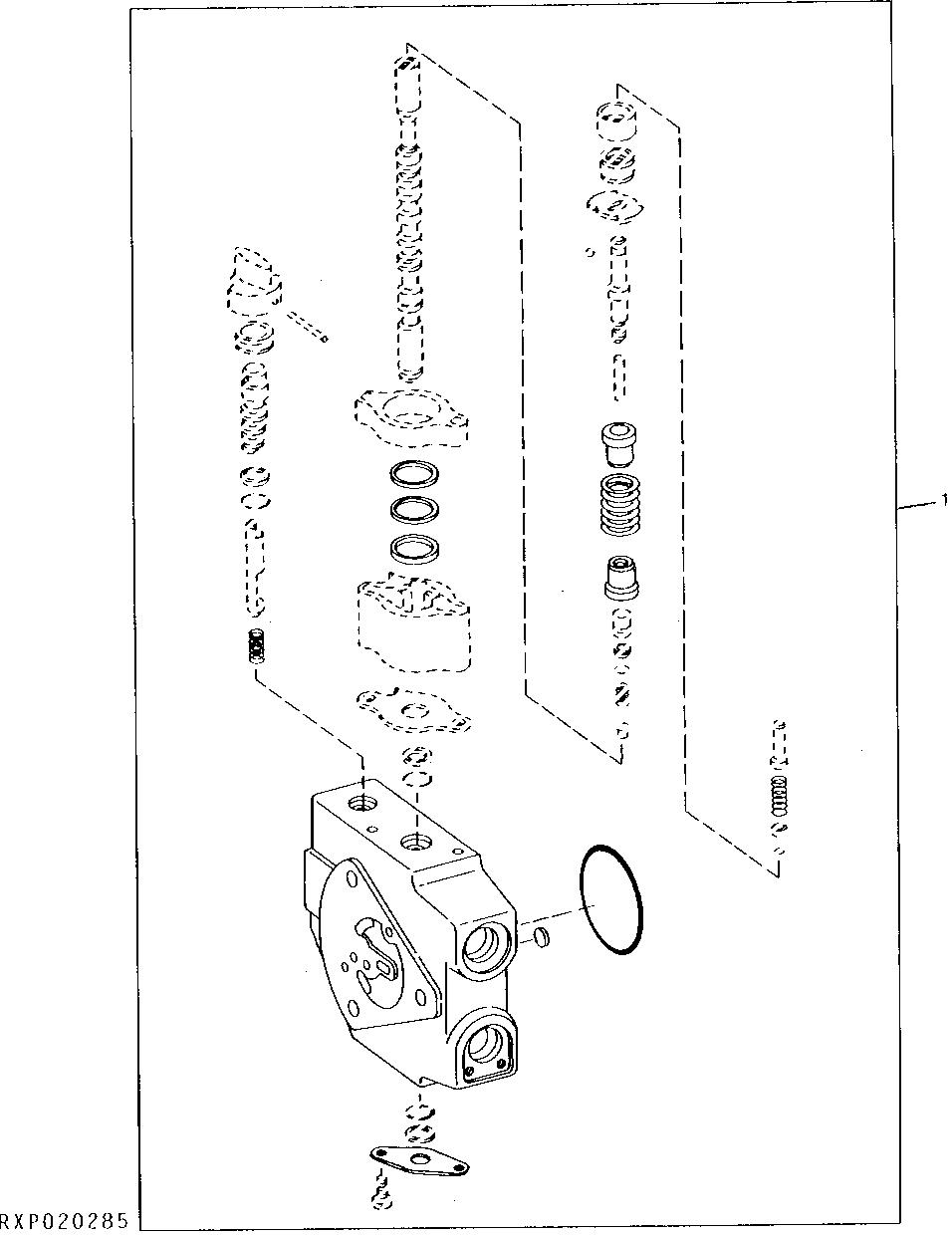 SELECTIVE CONTROL VALVE HARDWARE KIT (2 DETENT)