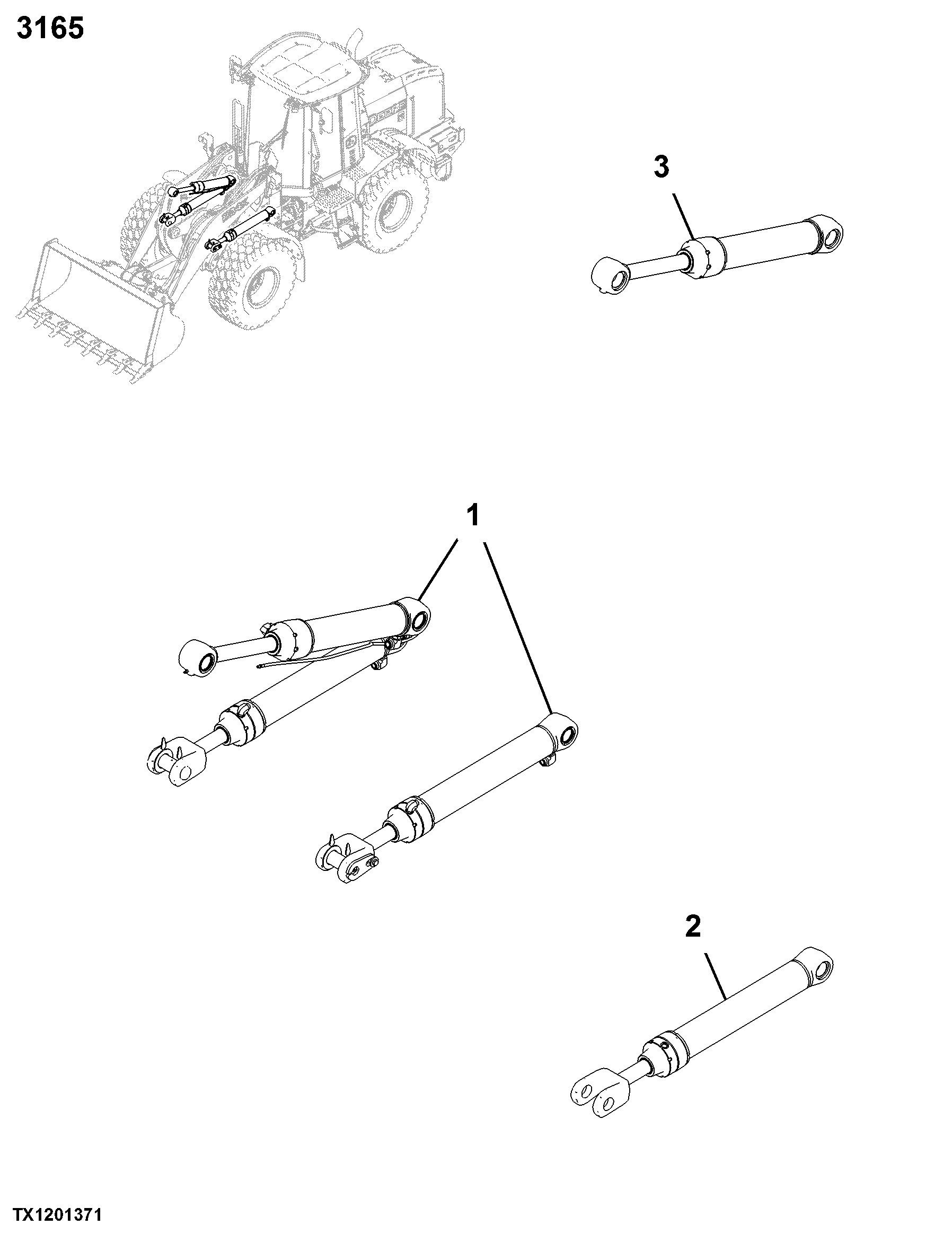 3165 Hydraulic Cylinders