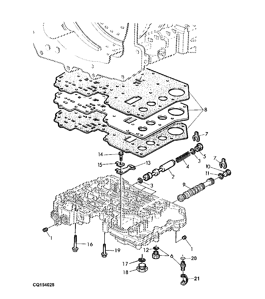 CONTROL VALVE HOUSING - SHIFT VALVES / GASKETS