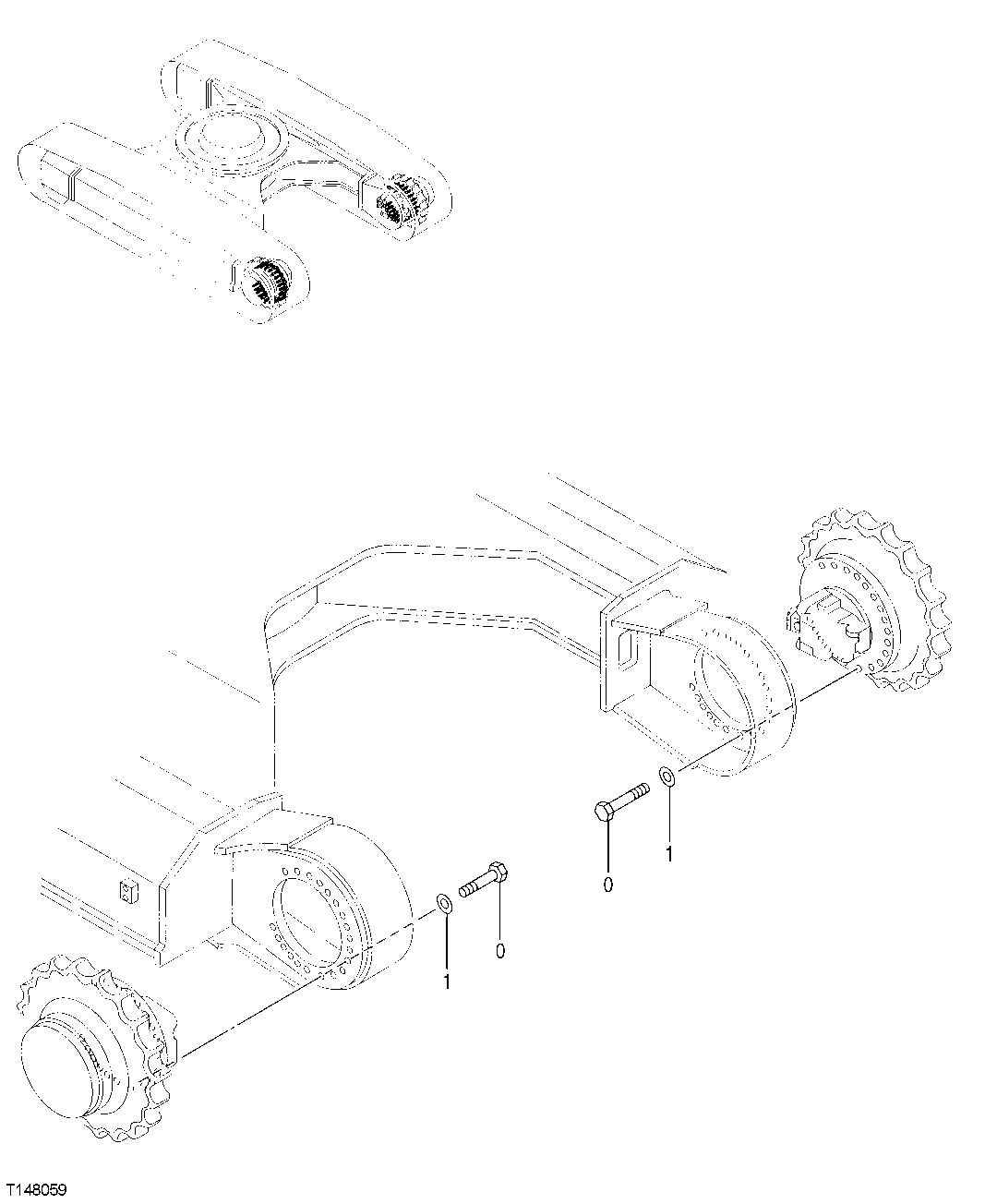 PROPEL GEAR BOX SUPPORT (330CLC)