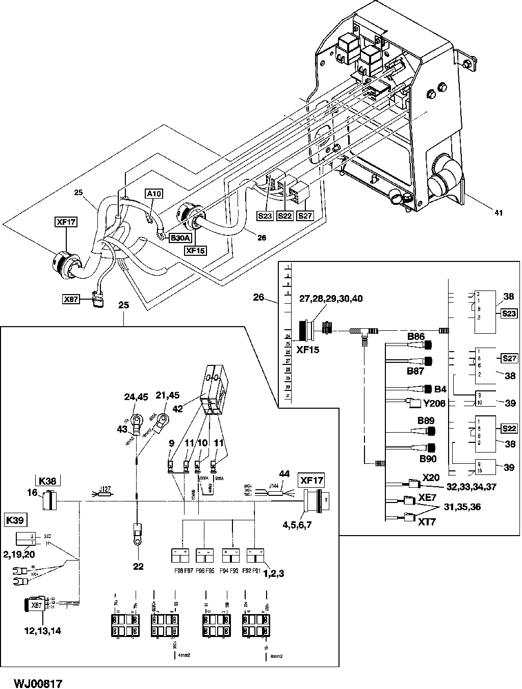 Main Switch and Fuses Wiring Harness ( - 005276)
