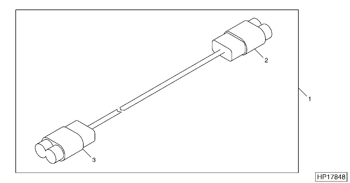 Left Rear Service Light Wiring Harness
