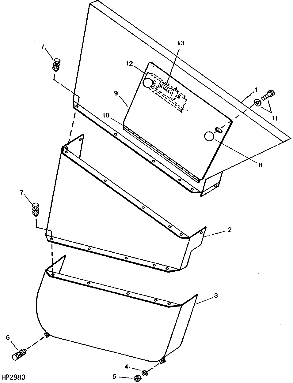 HYDROSTATIC GROUND DRIVE AND FAN DRIVE SHIELDS