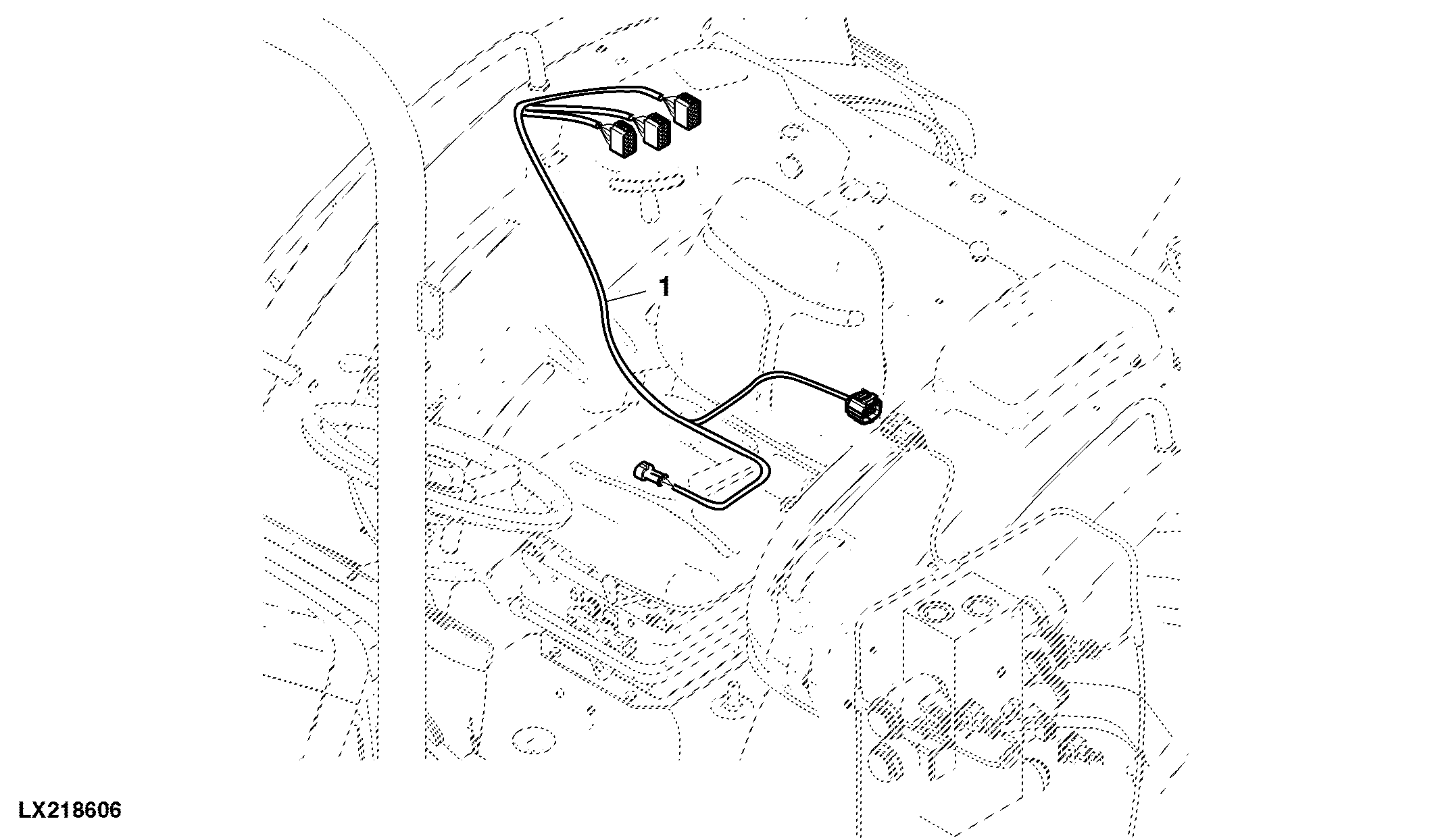 3-Point Hitch Leveling System Wiring Harness