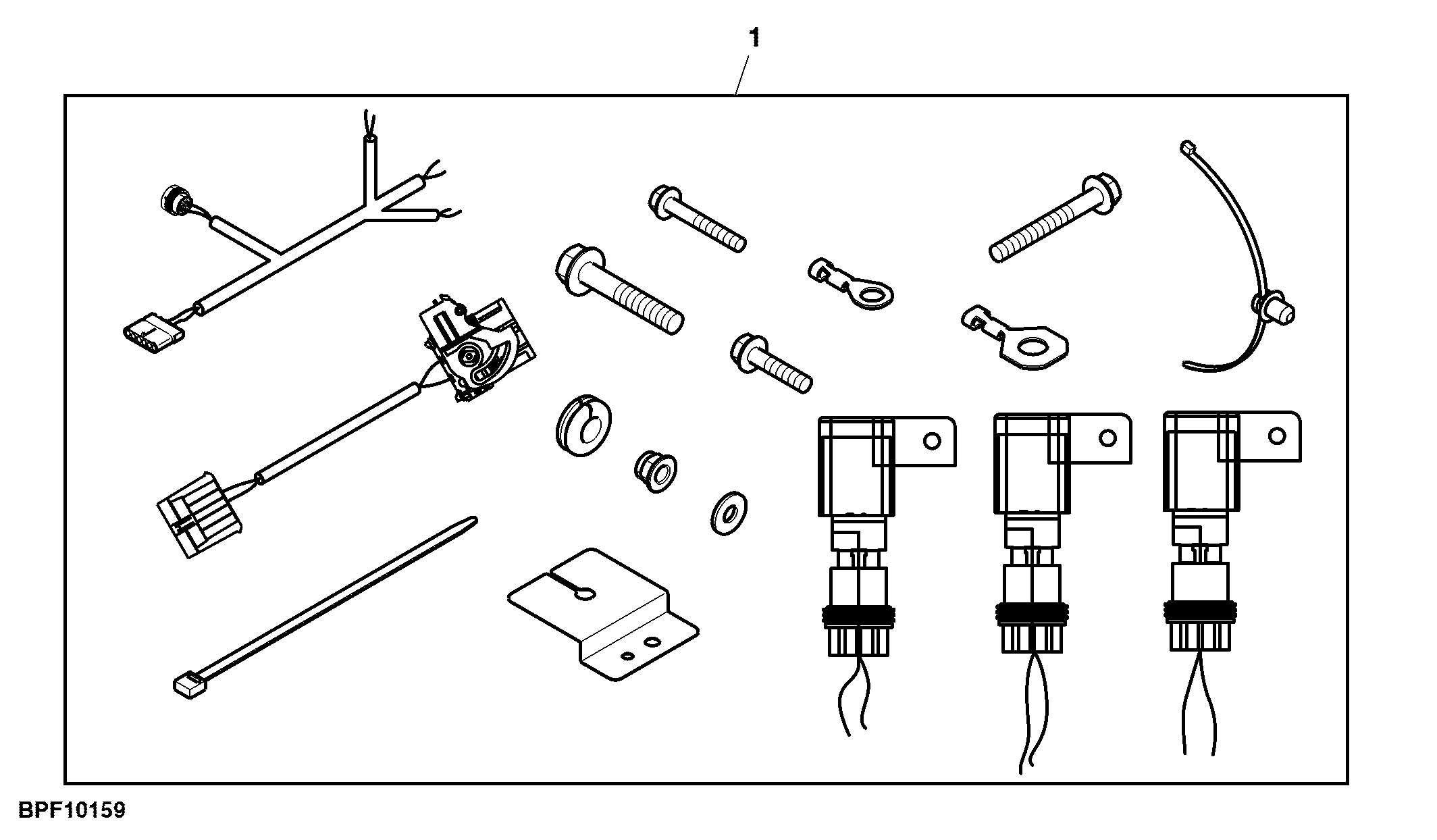 Attachment, JDLink™ MTG Harness Kit, All Makes