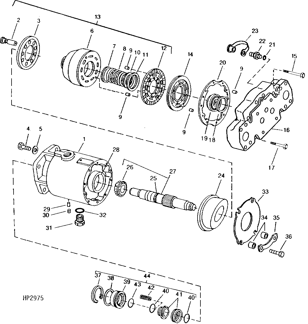 Hydrostatic Drive Motor ( Ring And Pinion )
