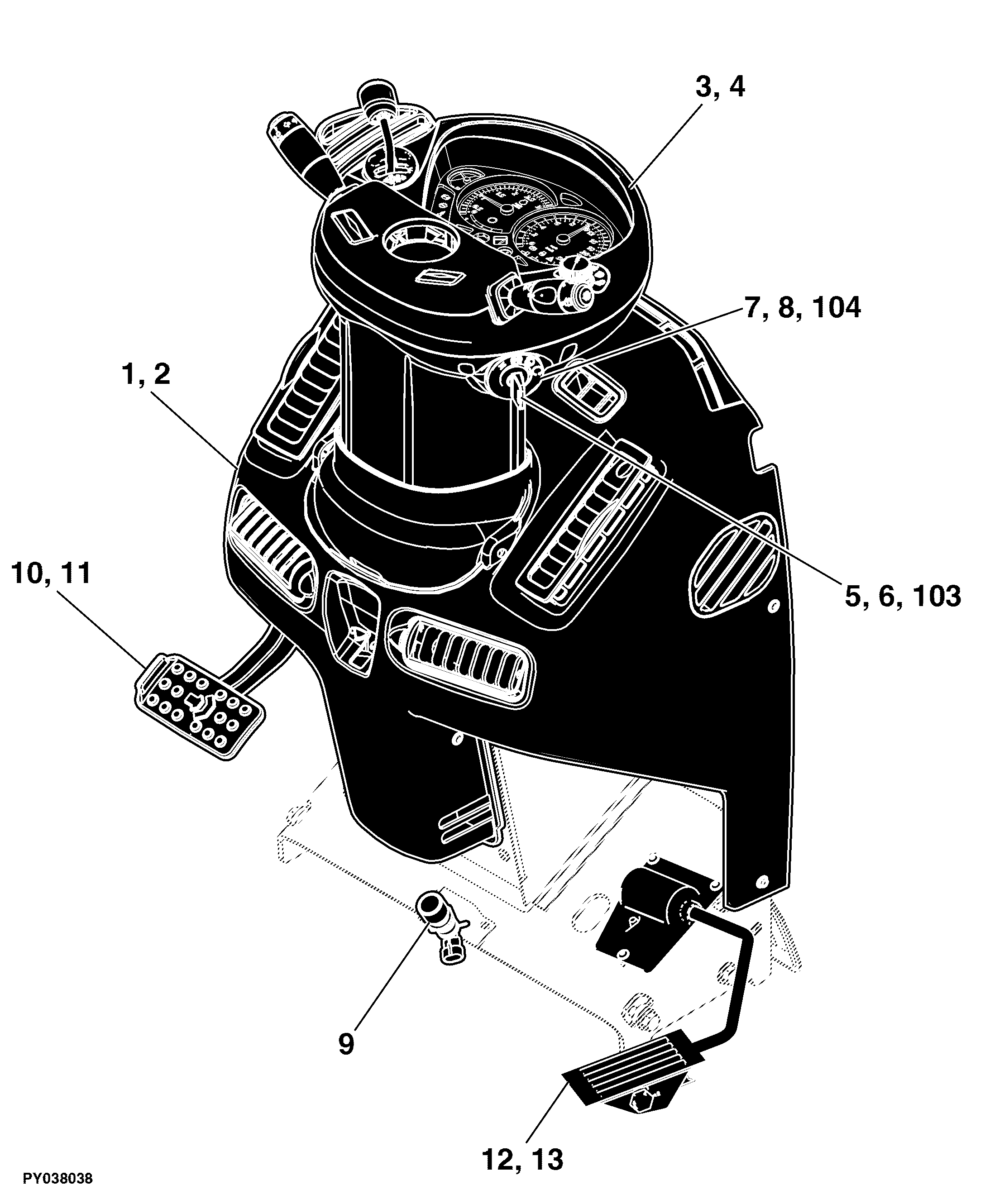 93 Operator’s Station, Controls and Accessories