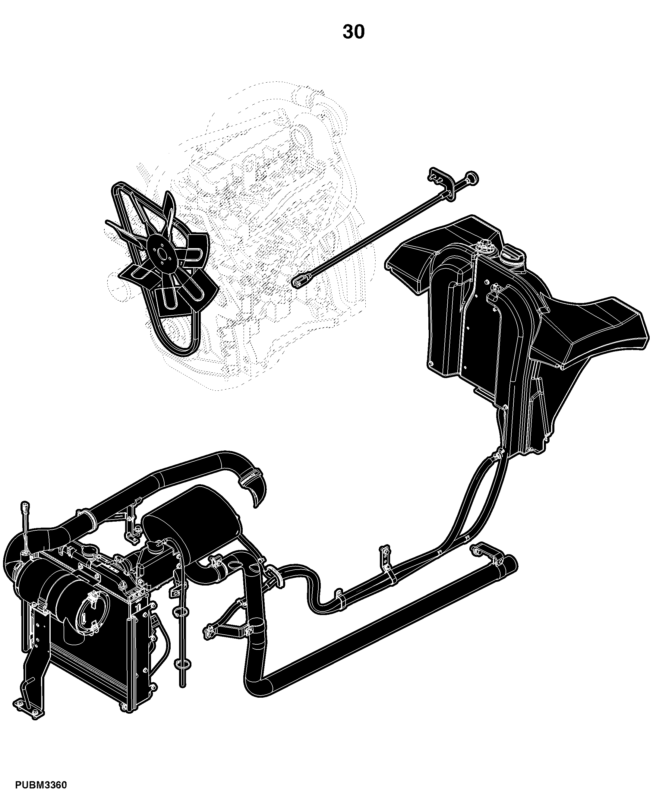 5075EF Tractor (Engine: 3029TPY60)(South American Edition)