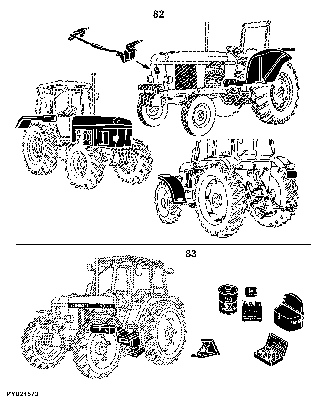 1550, 1750, 1850, 1850N Tractors (Europe Edition)