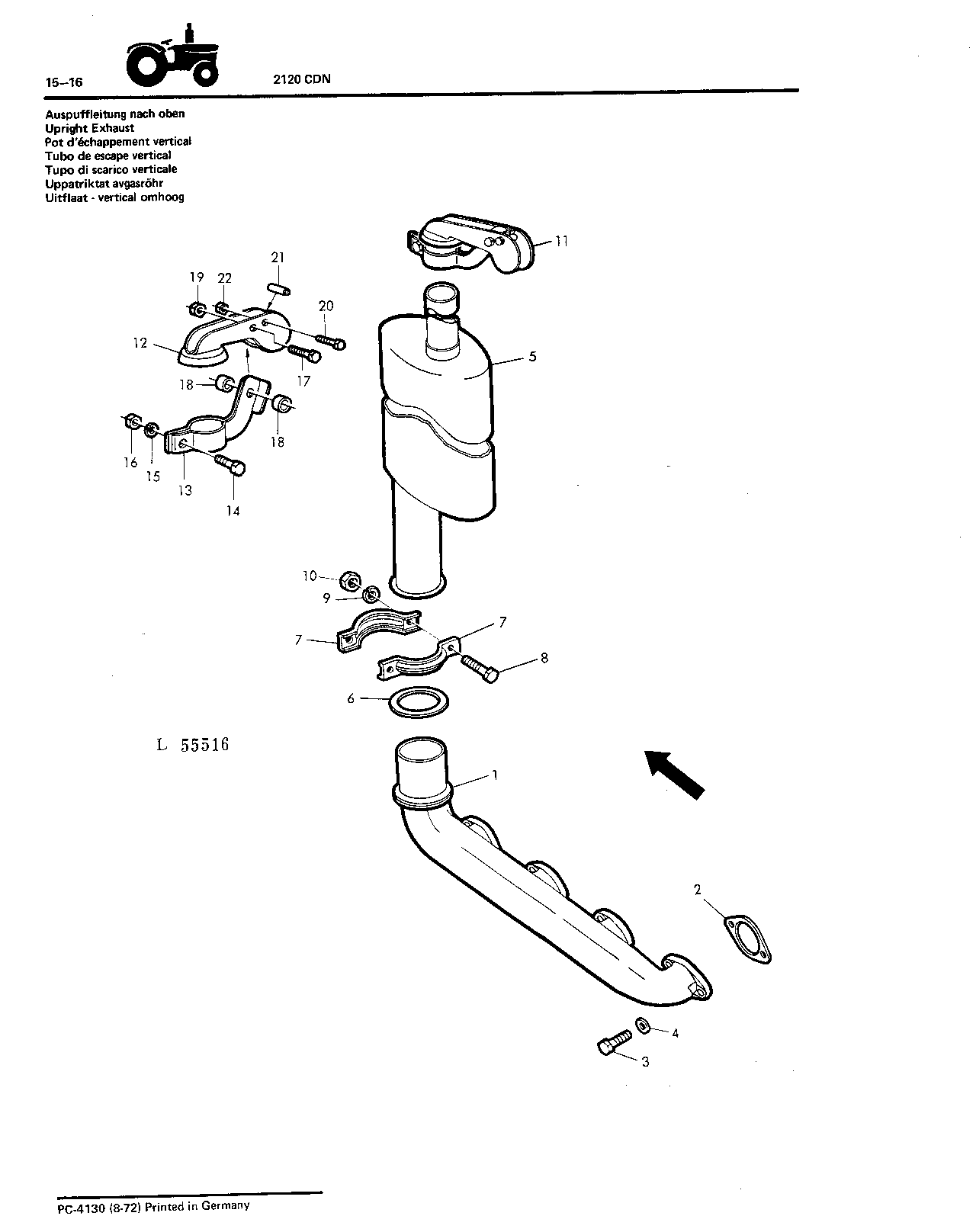 Upright Exhaust