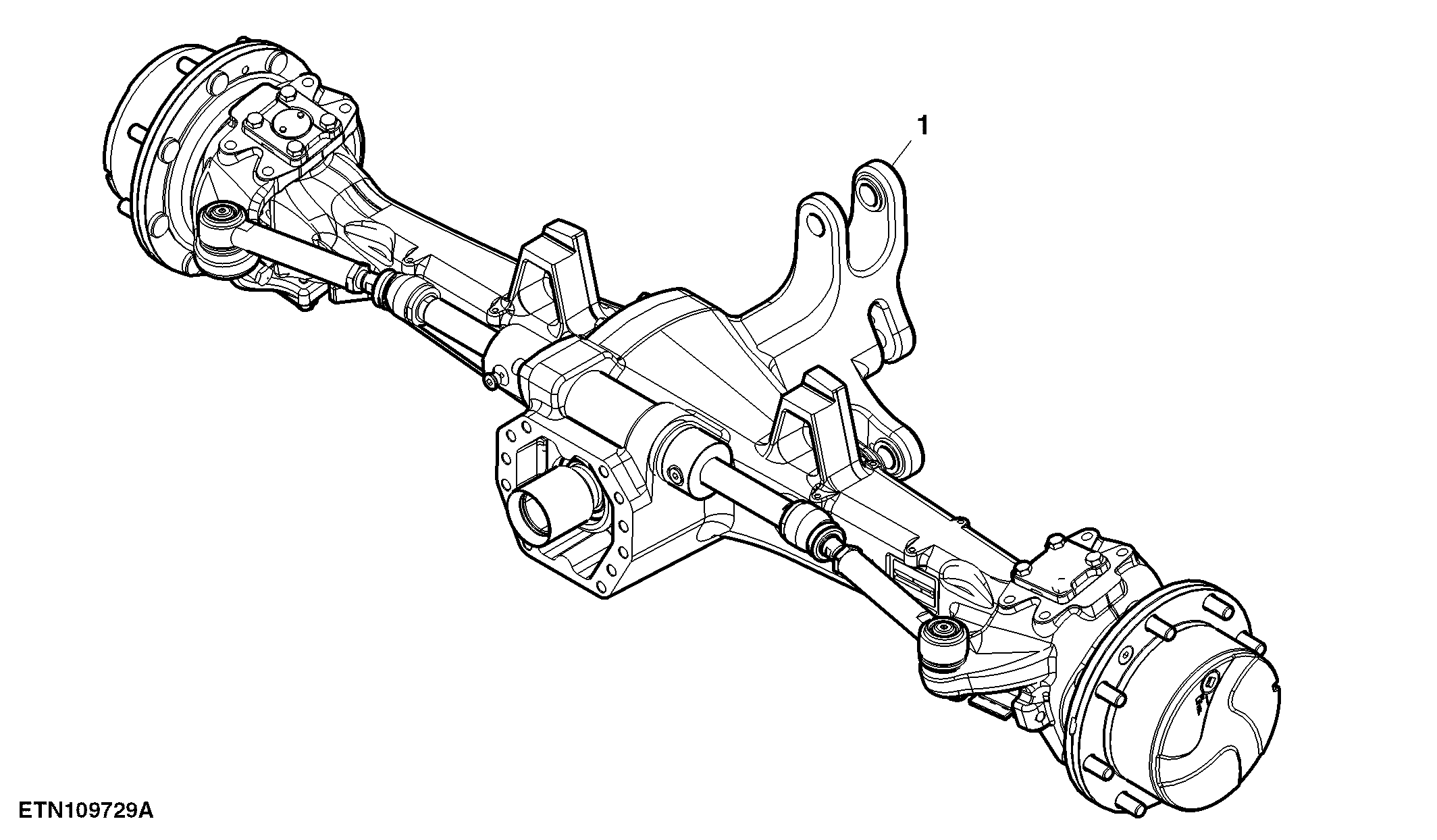 MFWD Axle, W/ TLS™, 730