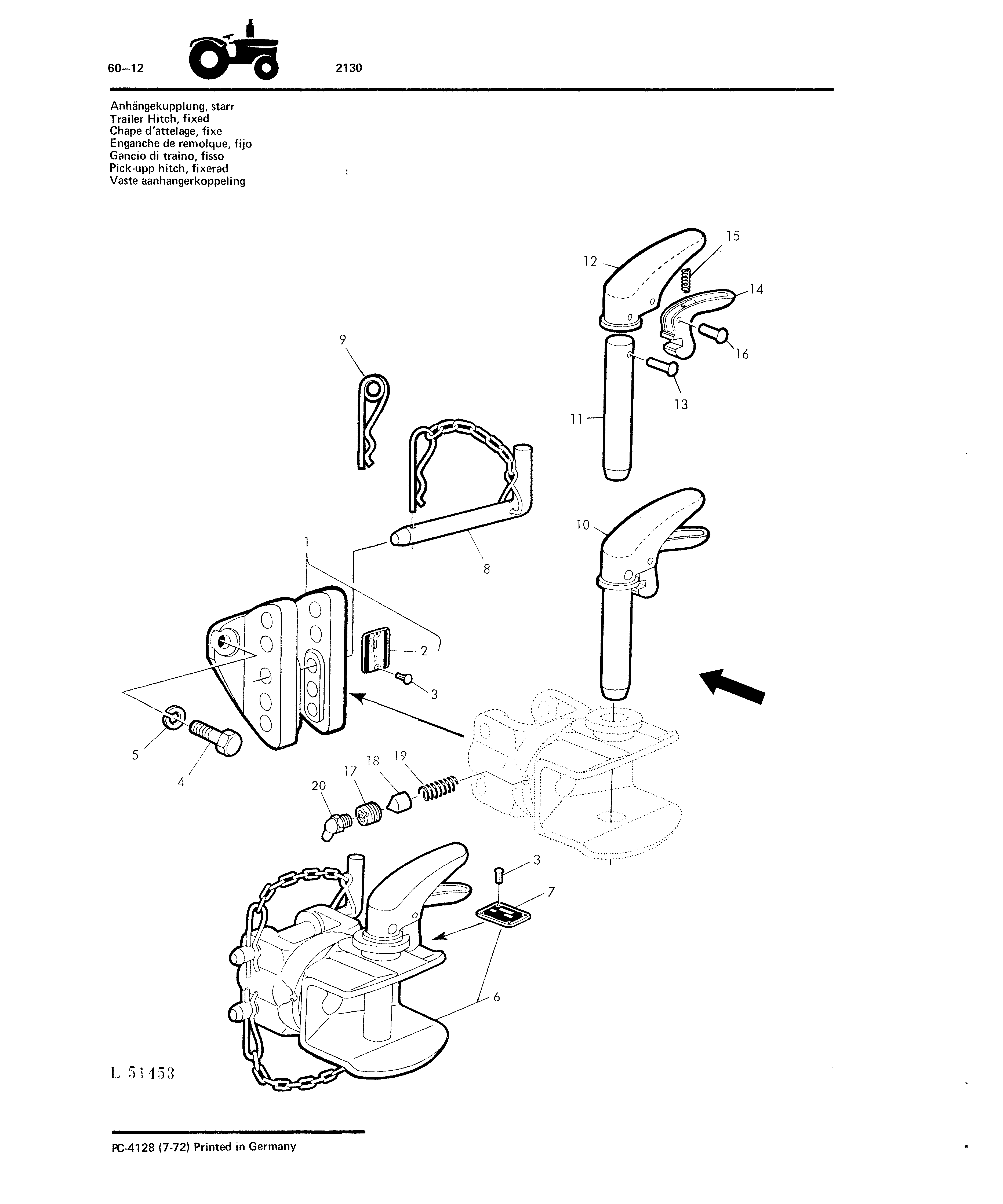 Trailer Hitch, fixed