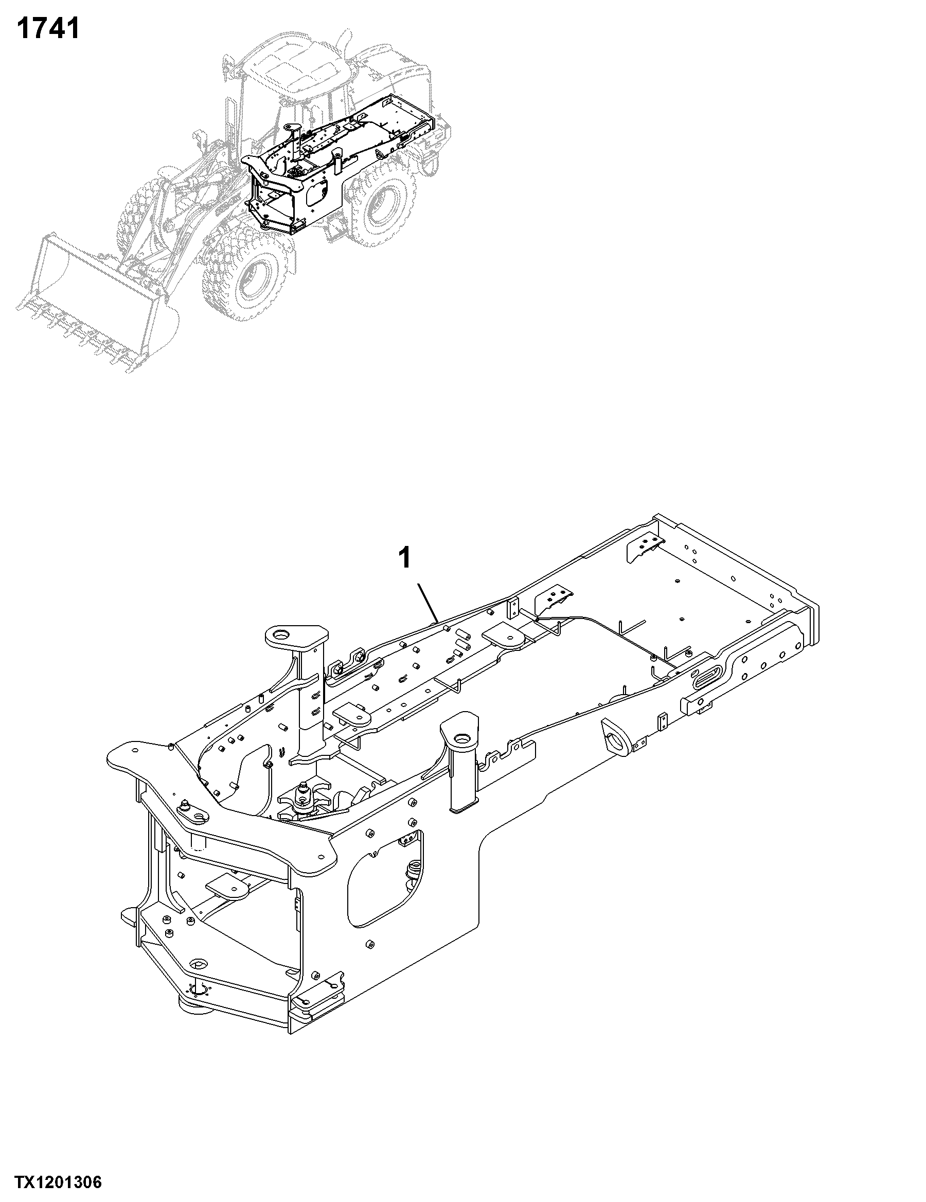 1741 Engine or Main Frame